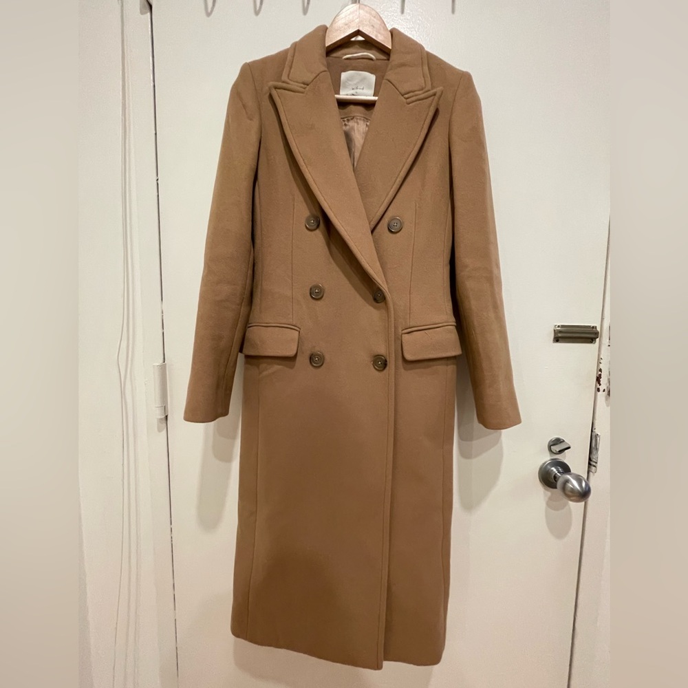ARITZIA Wilfred Coat - Melton Wool, XS